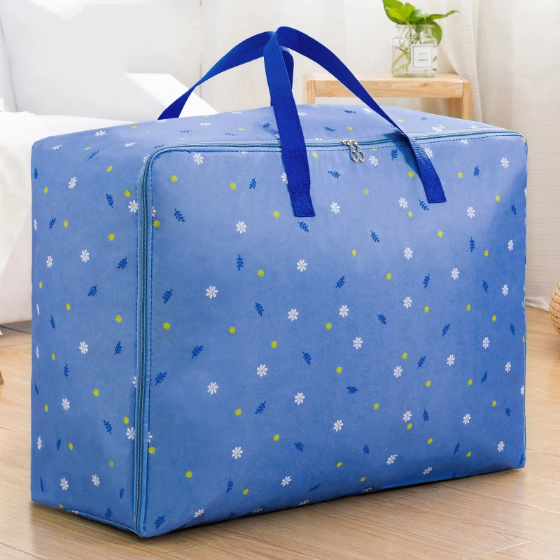 Waterproof Closet Storage Bags For Clothing Pillow Quilt Blanket Organizer Foldable Clothes Bedding Wardrobe Organizador Bag