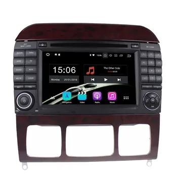 

6 Core 7" Android 9.0 4GB RAM 64GB ROM car dvd stereo GPS Multimedia player For Mercedes- Benz S class W220/S280/S320/S350/S430