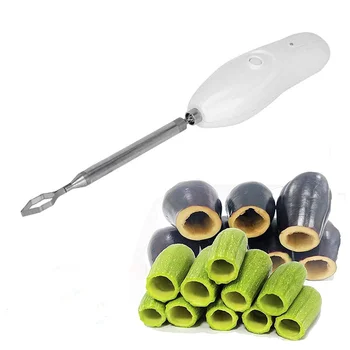 

With Handle Spiralizer Stainless Steel Kitchen Scraping Scale Machine Vegetable Fruit Corer Cutter Drill Electric Multipurpose