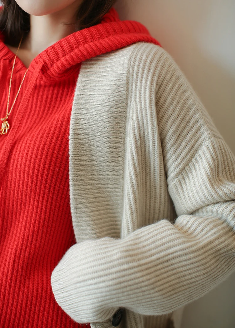 Cashmere Cardigan Women's Thicken Loose V-neck Sweater Jacket Women's Korean Cardigan Knit Cardigan Women Cashmere Cardigan Women's Thicken Loose V-neck Sweater Jacket Women's Korean Cardigan Knit Cardigan Women