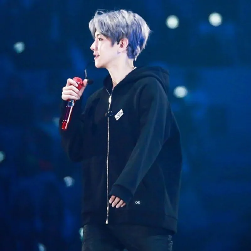 Kpop EXO World Тур 4 альбома Elyxion хип хоп весна осень зима пальто на молнии толстовки разведка XIUMIN SUHO BAEKHYUN LJ645