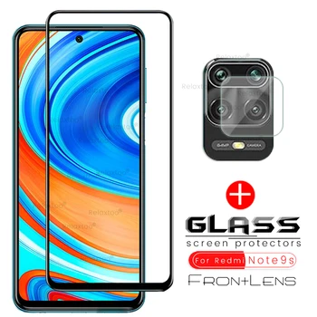 

2in1 redmi note 9s case max with camera glass for xiaomi red mi note9 9pro galss protective glasses readmi note 9s note9 note9s