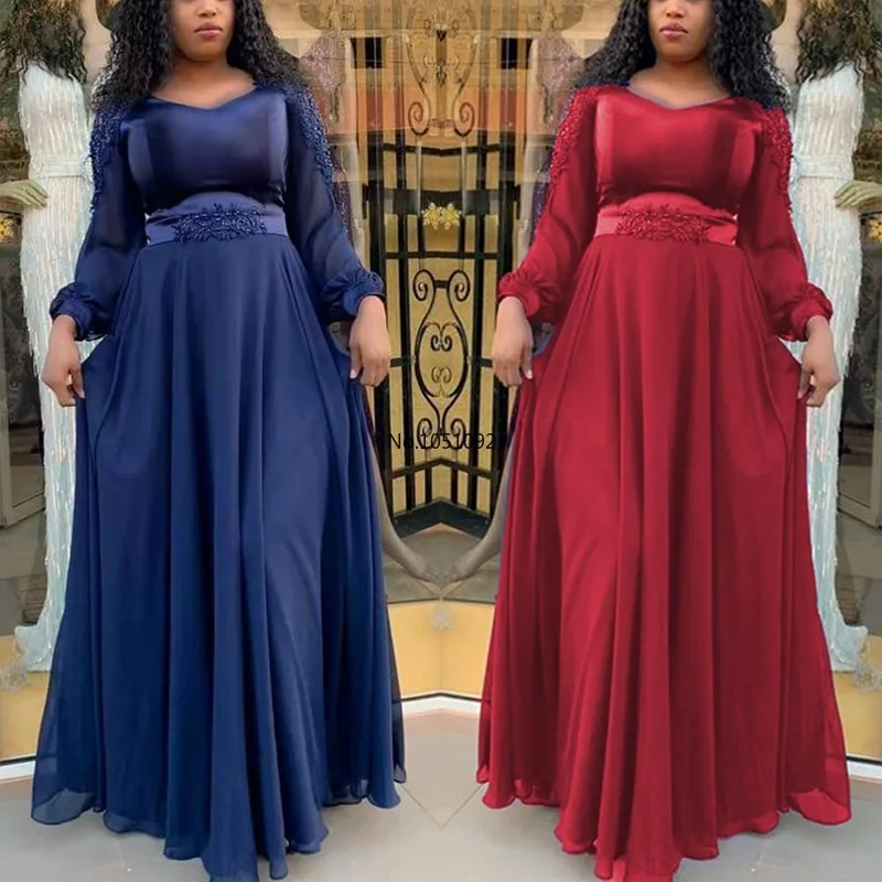 2020 Elegant Long Dress African Women Pleuche Velvet Ankara Vetement Femme Robe Ladies Evening Dress Summer African Clothes 3xl Africa Clothing Aliexpress