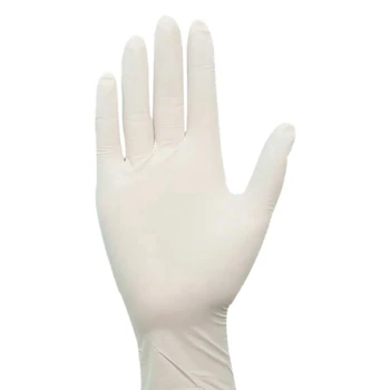 

100 Transparent Disposable Latex Gloves for Home Cleaning Dishwashing / Kitchen / Beauty / Latex / Garden Gloves (L + M)