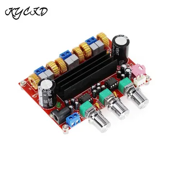 

TPA3116D2 Amplifier Board 50Wx2+100W 12-24V 2.1 Channel Digital Subwoofer Power Amplifier XH-M139 2*50W+100W Volume Control AMP