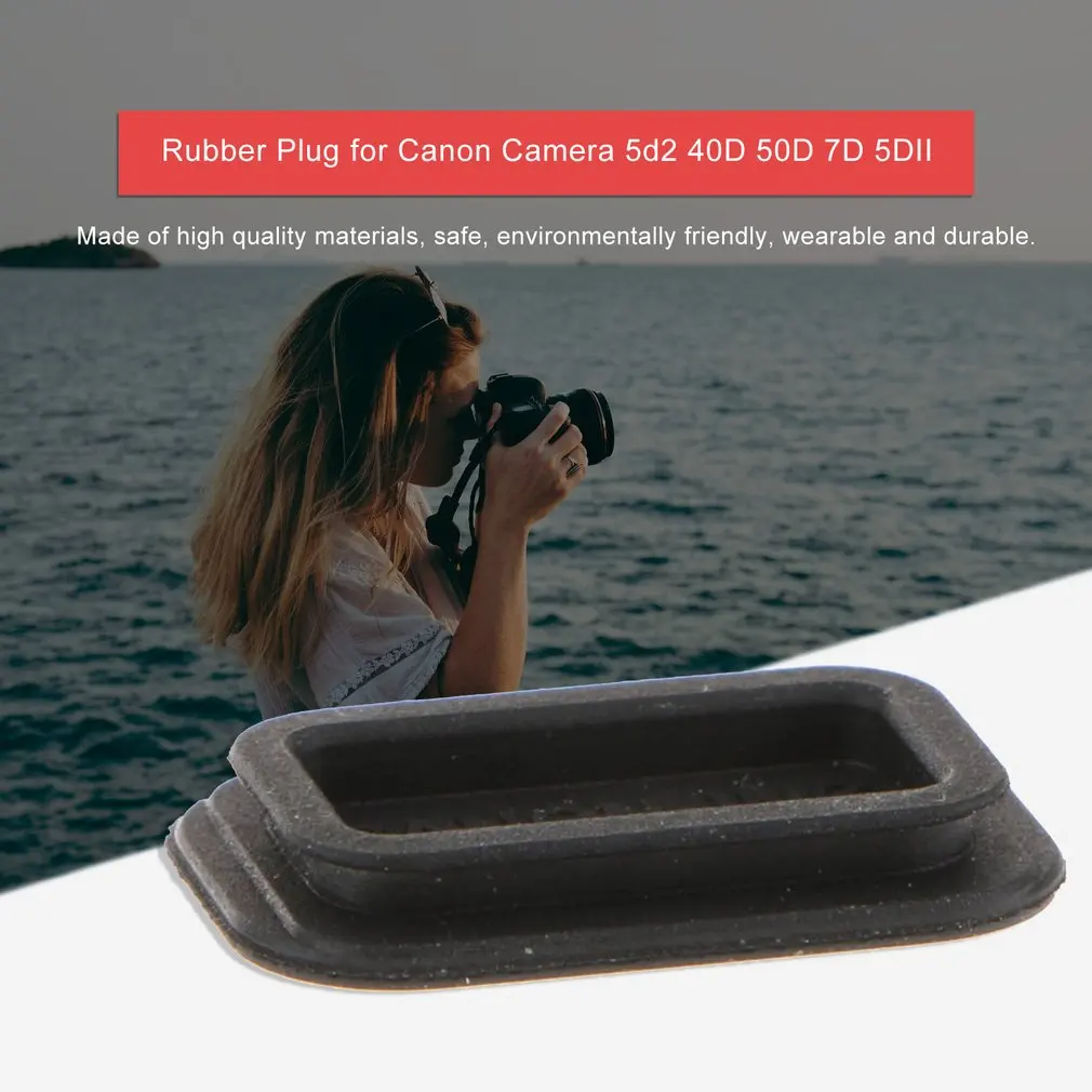 USB квадратный разъем нижний аксессуар интерфейс резиновый окуляр для Canon 5d2 40D 50D 7D 5DII Камера Ремонт Запасная часть