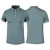 Summer Breathable Turn Down Collar Running Shirts Men Quick Dry Gym Fitness T-shirt Short Sleeve Sportswear Tee Tops Customized 2