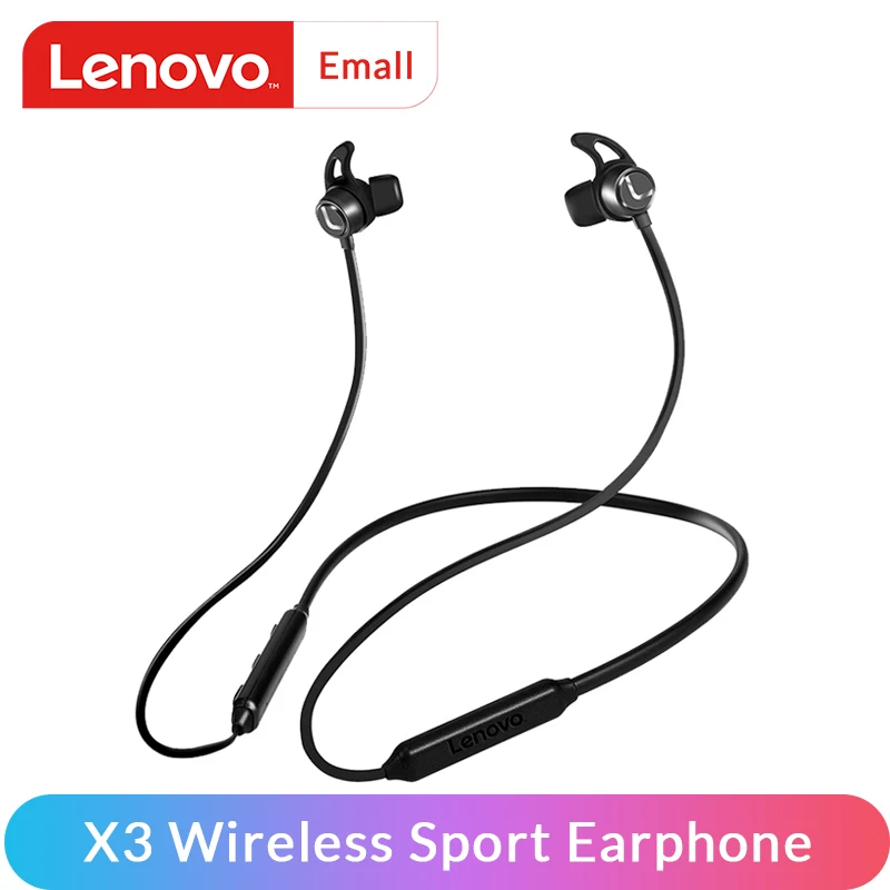 

Lenovo X3 BT5.0 Wireless Sport In-Ear Earphone IPX4 Waterproof Stereo 3D Surround Hands-free With Microphone For Xiaomi Lenovo