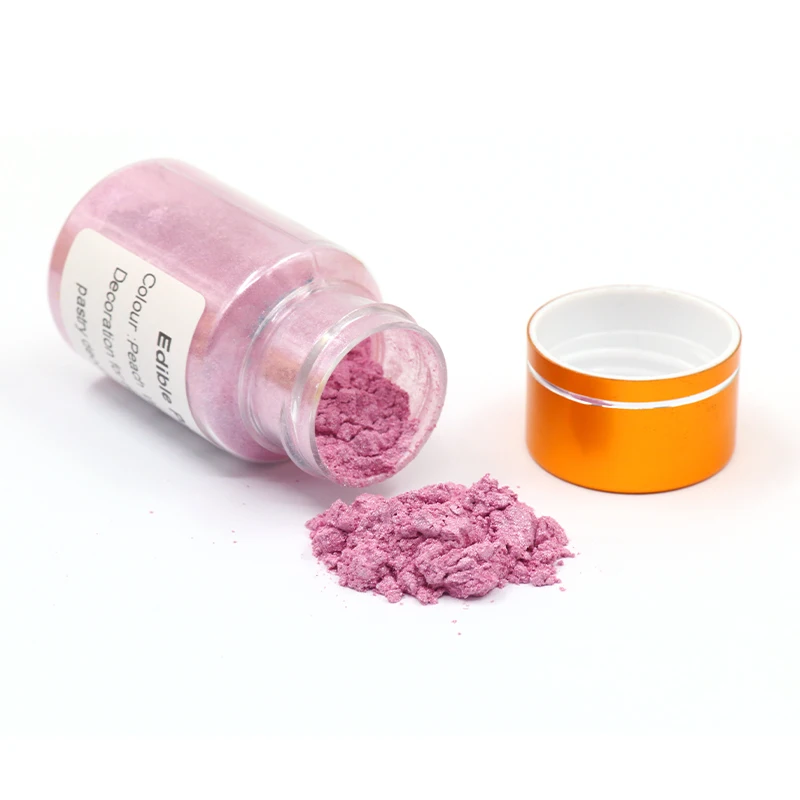 Пищевой ингредиент для украшения тортов 10 г розовый цвет|Краска картин по