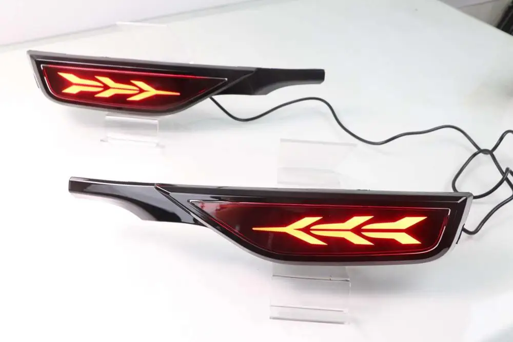 

Bumper Rear Fog Lamp For Honda Fit Jazz taillight 2018 2019 12V Car LED Rear tailLight Brake Light Turn Signal Reflector