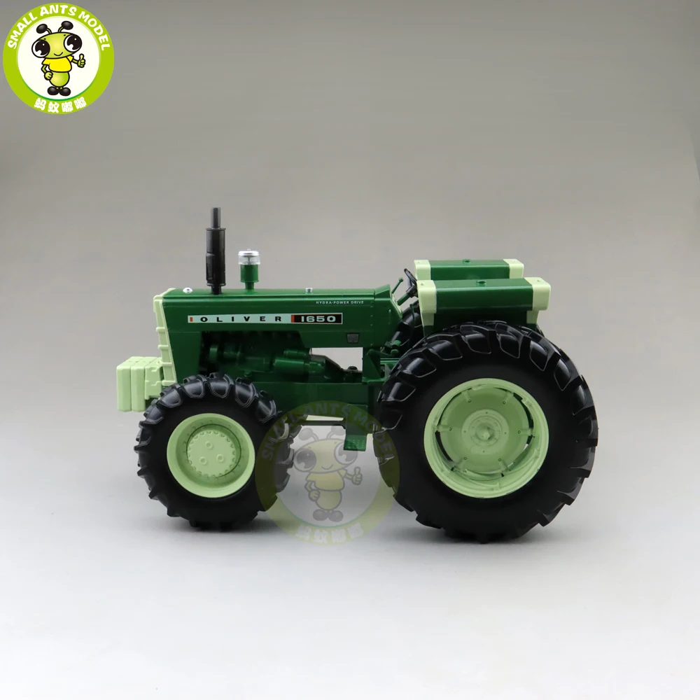 1/16 1650 трактор с передним колесом помощь литья под давлением Модель автомобиля игрушки Подарки Зеленый