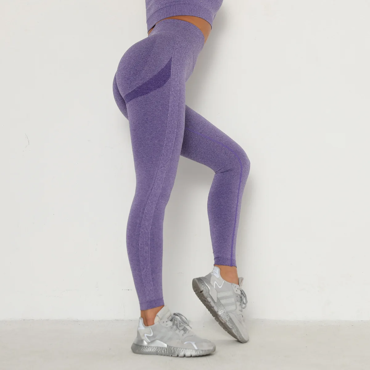 Women Gym Yoga Seamless Sports Pants Push Up Leggings Stretchy High Waist Athletic Exercise Fitness Leggings Activewear Pants