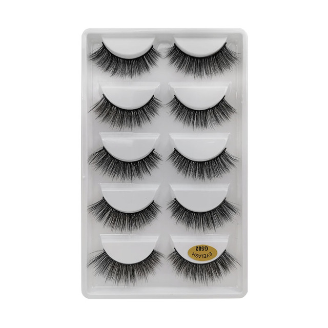 Pair 3D Mink Lashes Natural Eyelash Dramatic False Eyelashes Faux Cils Makeup Wholesale Fake Eyelash Extension maquiagem