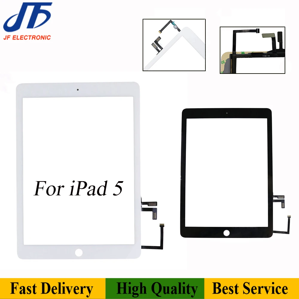10 шт./лот сменный сенсорный экран для ipad air 2/3/4/5|ipad glass replace|touch screen digitizertouch digitizer