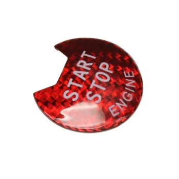 

Sticker Decor cover Cover Carbon Fiber Engine Start High Quality Newest