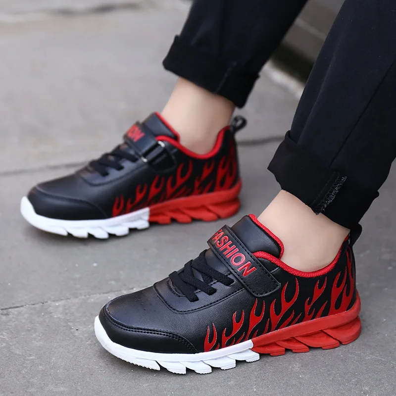 

12 BOY'S Athletic Shoes Autumn 10 Leather Waterproof 6 Young STUDENT'S 7 CHILDREN'S Shoes Boy 8 Casual Running Shoes 9-Year-Old