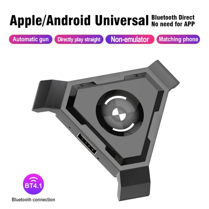  For PUBG Mobile Gaming Keyboard Mouse Bluetooth Converter Kit Combo With App For iOS Android