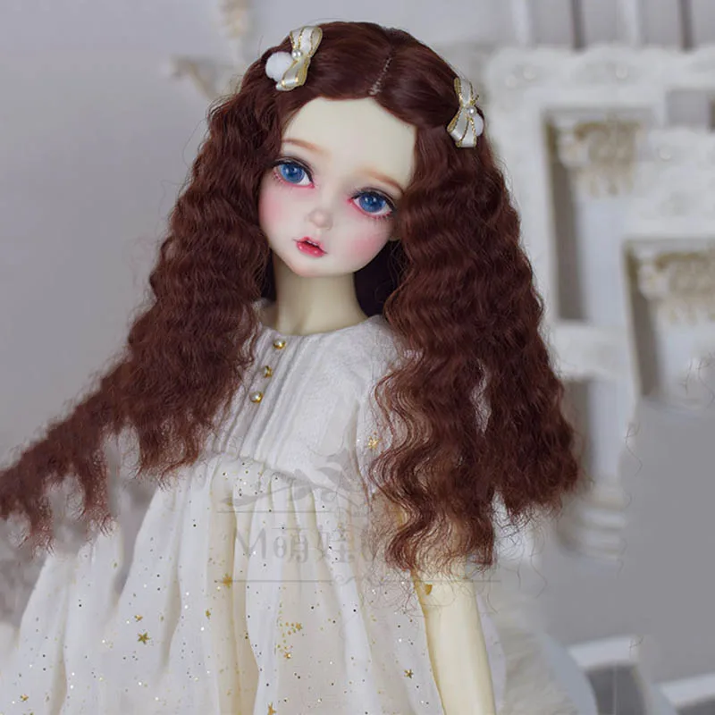 Bybrana bjd Wig-like mohair soft velvet wool curl type 346 points giant baby wig