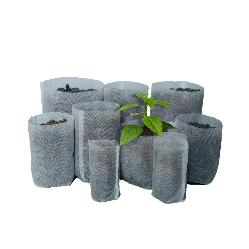 Nonwoven Fabric Nursery Plant Grow Bags Biodegradable,Seedling Growing Planter Planting Pots Garden Eco-Friendly Ventilate Bag