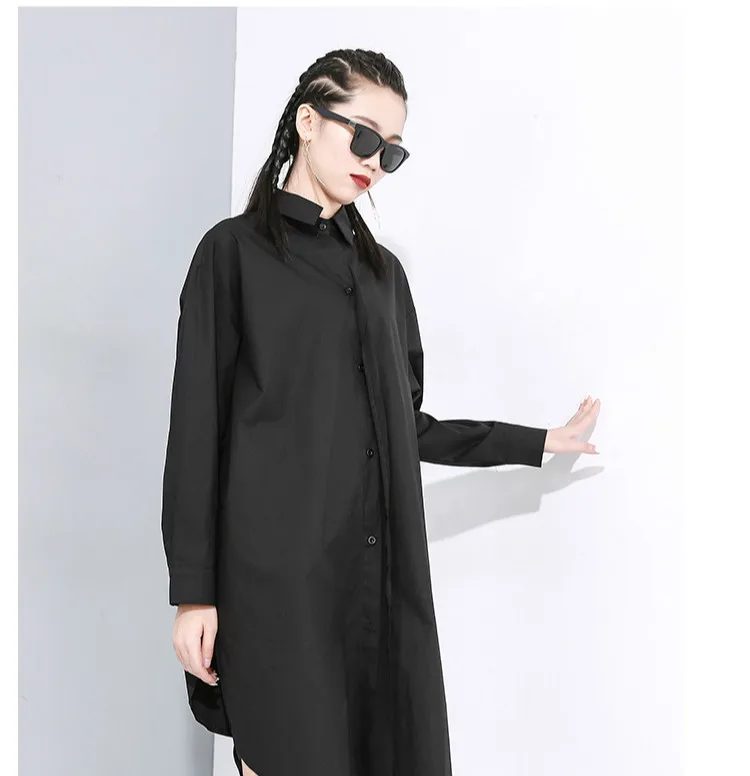 Max LuLu весенние модные корейские женские винтажные длинные рубашки женские повседневные панковские топы и блузки Свободная Женская одежда размера плюс