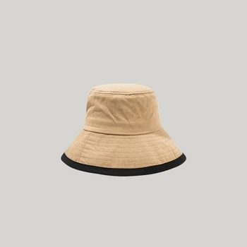 

Japanese show face small wild hit color fisherman hat female summer sunscreen big eaves sun hat