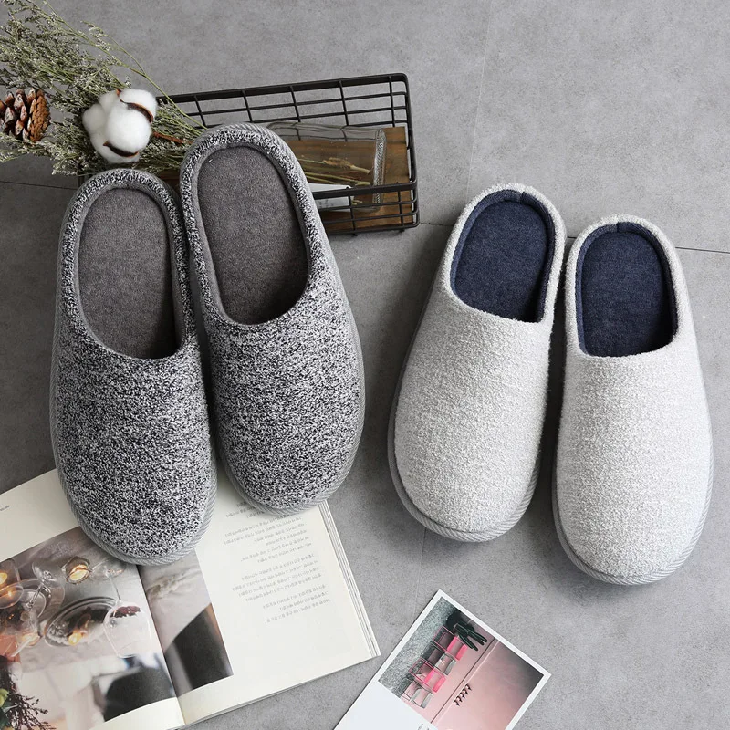 

Japanese Style Autumn & Winter Household Solid Color Clip Flower Indoor Wood Floor Waterproof Anti-slip Men And Women Couples Wa