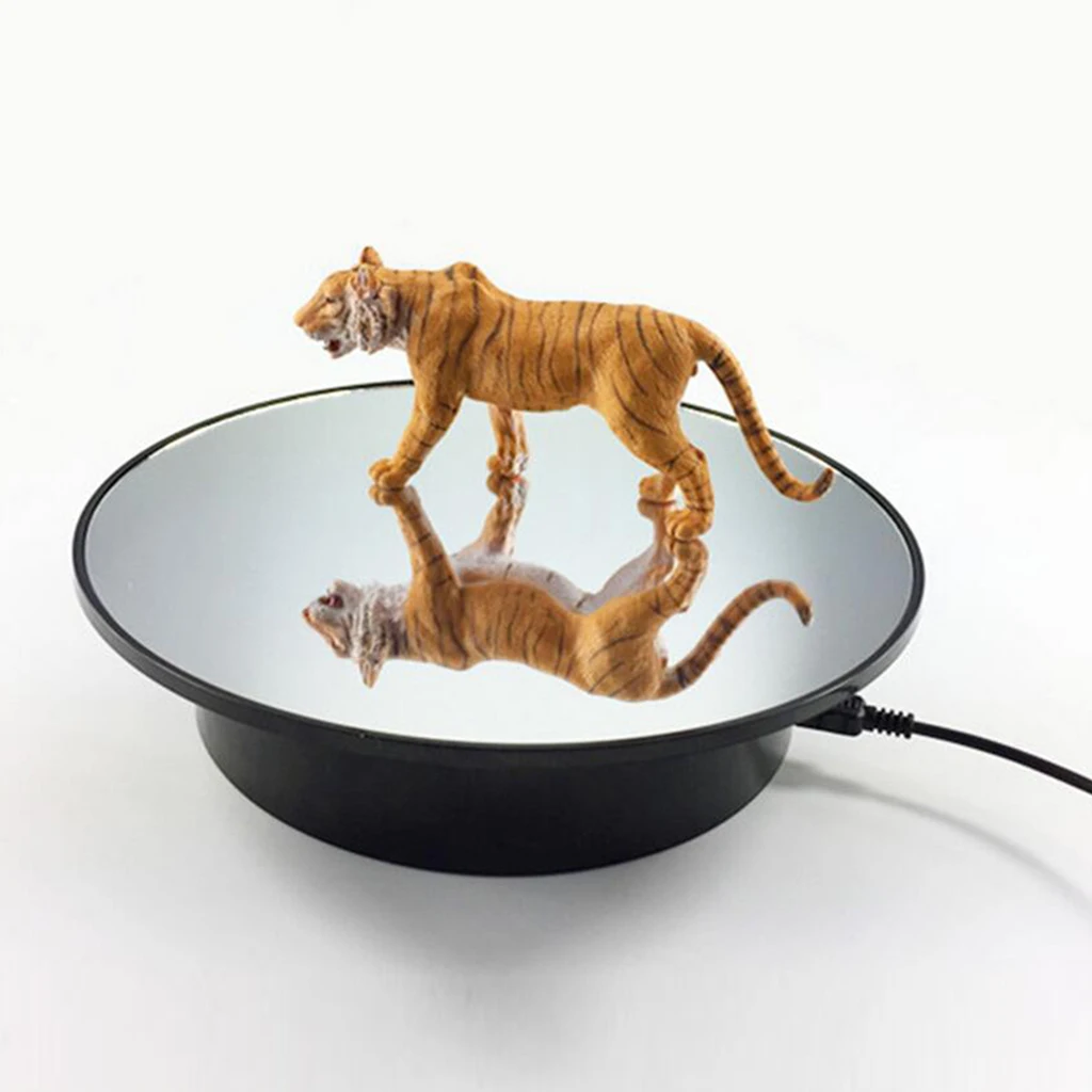 360° Rotatable Turntable Jewelry Phone Display Stand USB/ Battery Operated