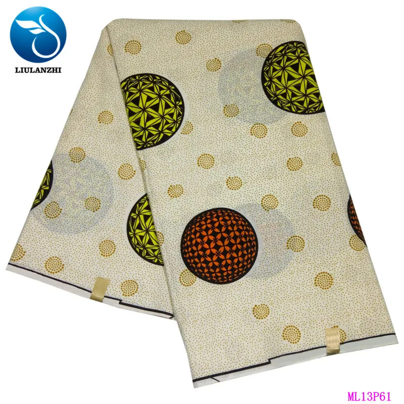 LIULANZHI африканская восковая ткань s новейший стиль хлопок Анкара воск ткань оптом настоящий батик ткань ML13P55-ML13P65
