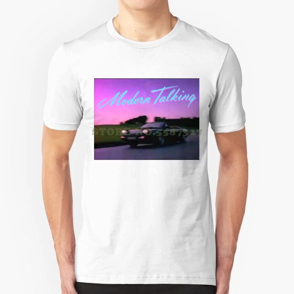 Modern Talking - Cheri Cheri Lady Graphic Custom Funny Vendita Calda Tshirt Modern Talking 80S 1980S Retro Italo Disco Lady Cherry