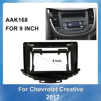

2 Din Car Radio Audio Frame fascias Dash Panel For Chevrolet Trax/Tracker 2017 Car GPS Navigation panel Adaptor Refitting kit