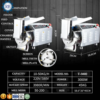 

Good Quality stainless steel Grain grinding mill / stainless steel grain miller machine