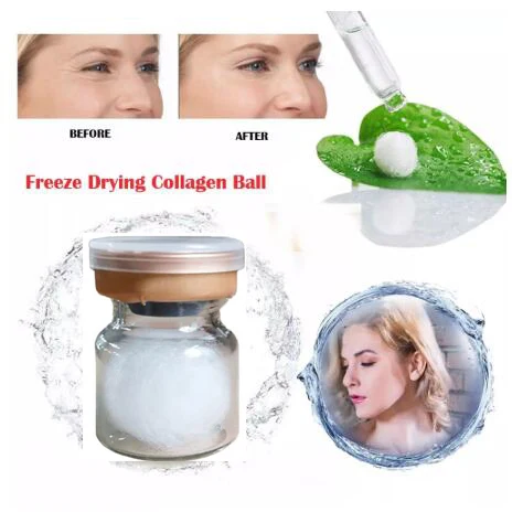 Japan Pure Collagen Ball Natural Silk Protein Anti Aging Essence Firming Wrinkle Removal Facial Serum Korean Cosmetics