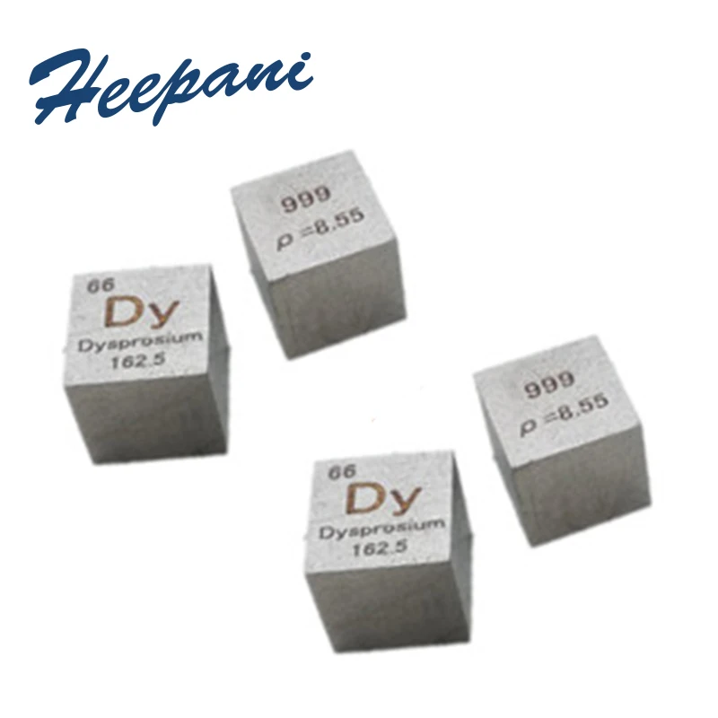 dysprosium драгоценный металл 999 чистый 8,6 г/шт. 10 мм редкоземельный кубик, Частотный слиток/гранулы для исследований