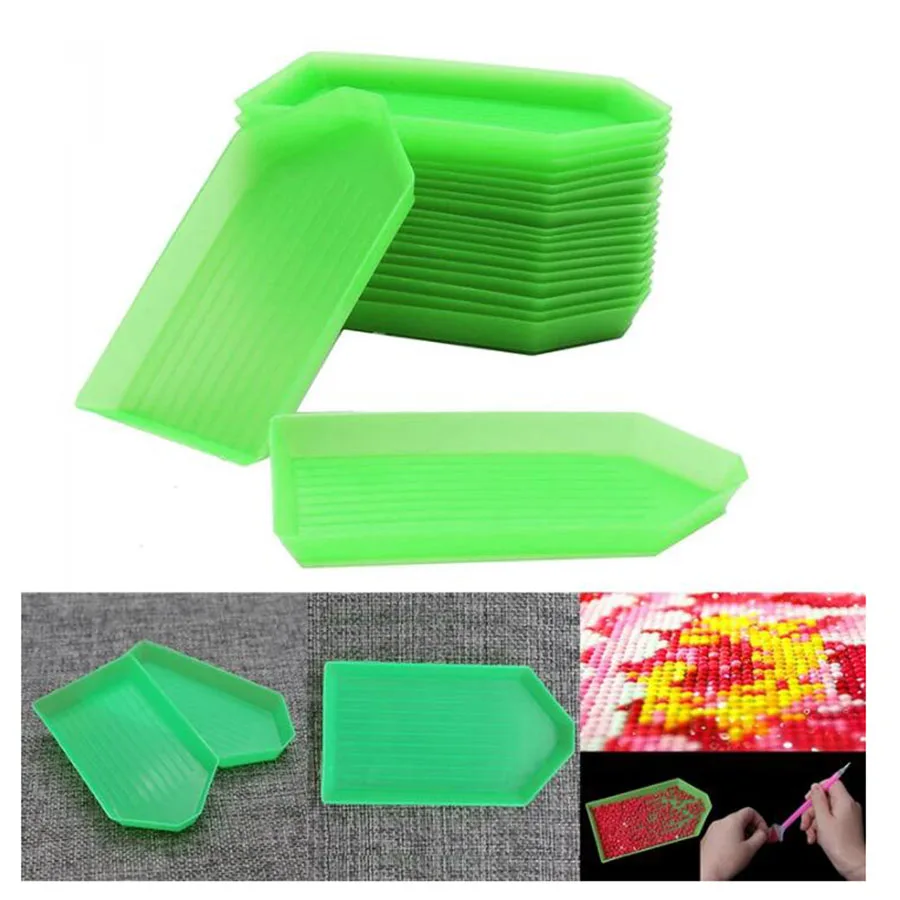 10 50 100 Pcs Hot Sale Plastic Bead Sorting Trays Box Diy Diamond Painting Cross Stitch
