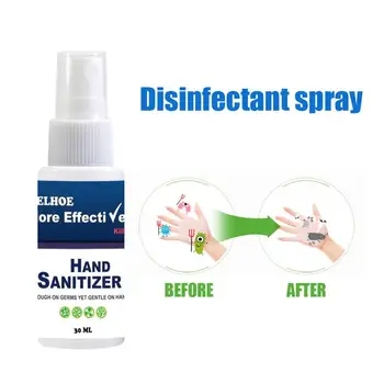 

1/2PC Alcohol-Free Bacteriostatic Portable Mini All in One Disinfectant Spray 30/100/200ML for baby clothes girl