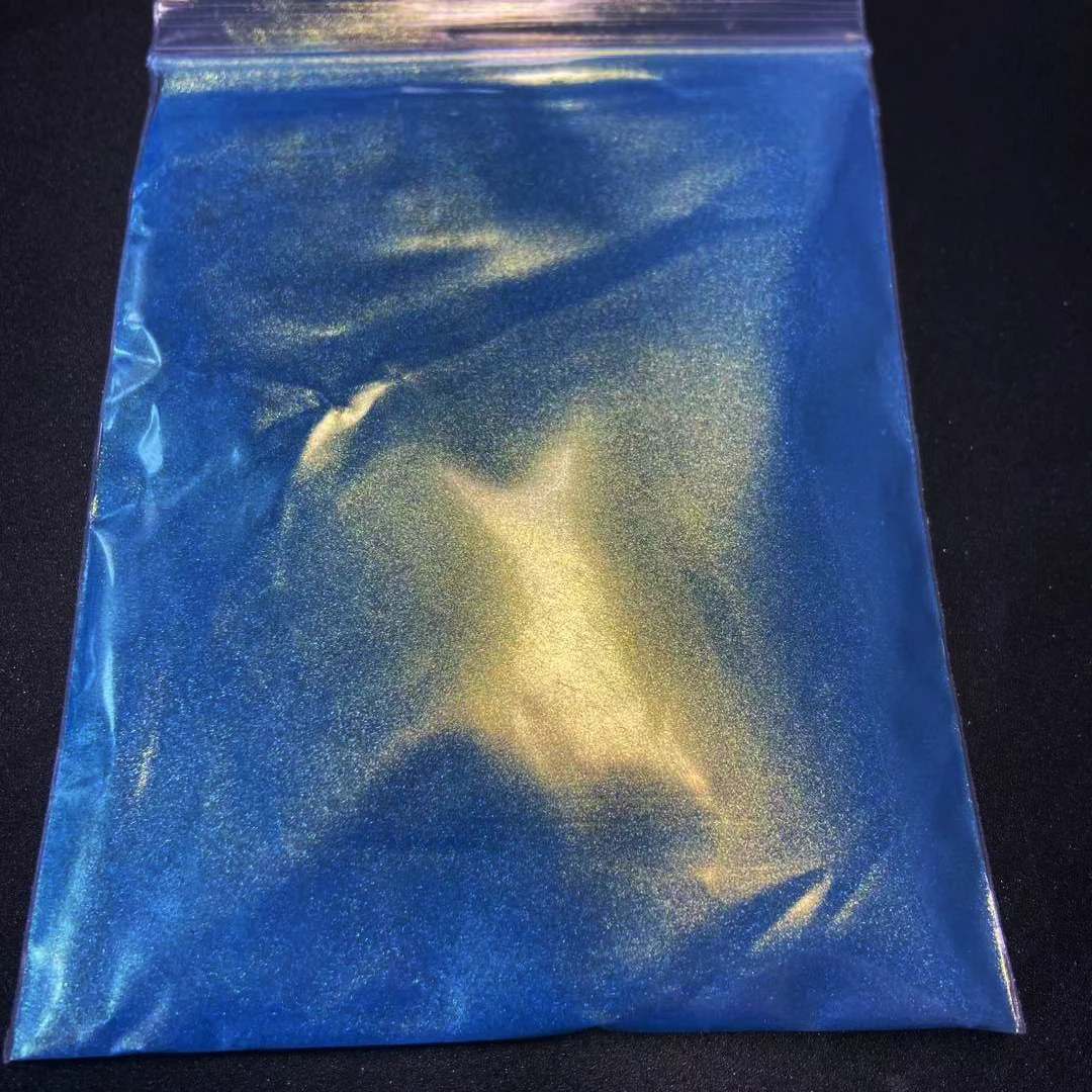 에폭시 수지 립글로스, 비누 만들기, 목욕 폭탄, 아이섀도 메이크업을위한 화장품 학년 블루 하이라이트 Didmond 안료 분말