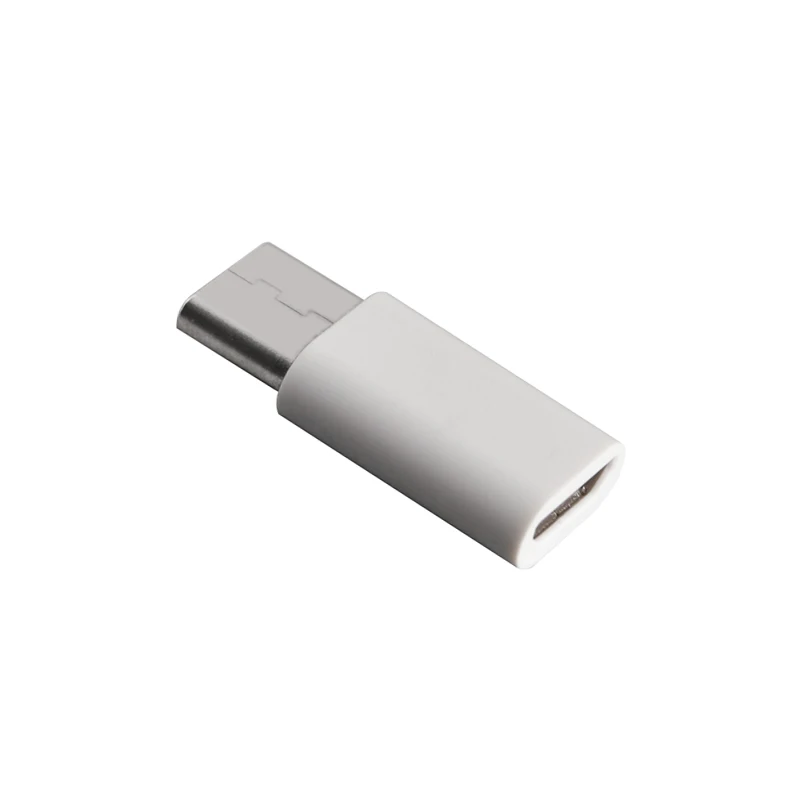 Newly Micro USB to Type-C Type C Adapter Sync Charge TypeC Connector ABS Inserted From Both Side Size 999 |