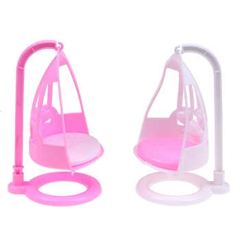 

Mini Dollhouse Swing Chair For Girl Doll Miniature Furniture Toys Doll House Decoration Kid's Play House Toys