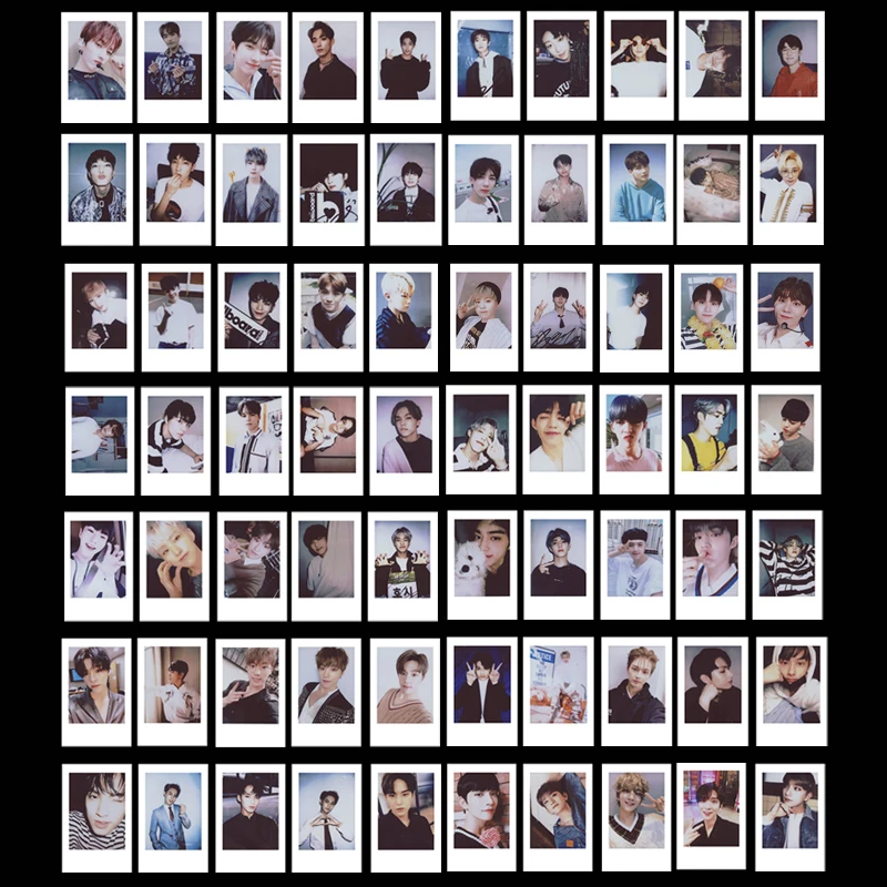 Kpop Seventeen Polaroid Lomo Photo Card VERNON WONWOO Photograph Photocard 10pcs afbeelding