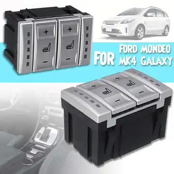 

New Silver & Black Seat Heating Button Control Switch BS7T19K314AB For Ford for Mondeo MK4 for S-MAX for Galaxy MK 3