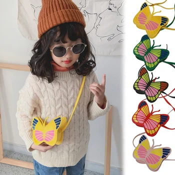 

Kids Baby Girls Children Messenger Bag Cute Butterfly Shape Small Crossbody Purse Fashion Handbag Fashion High Street