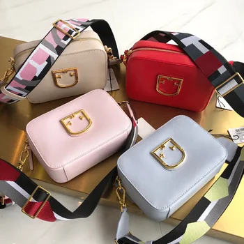 

hombro ancho bolsos de h 2019 más nuevo de lujo 20 cm de la famosa marca de cuero de vaca real bolsos geométrica correa de