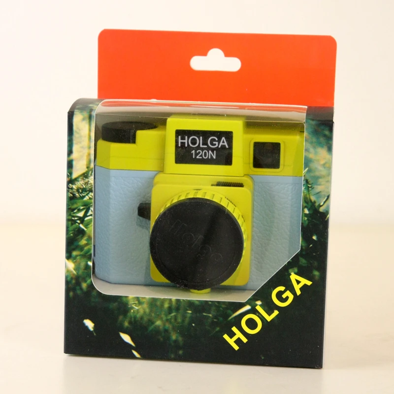 HOLGA 120N синий и желтый 120 средний формат камера Ломография Lomo Kodak Fujifilm