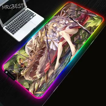 

MRGBEST Sailor Moon Anime Large RGB LED Lighting USB Game Mouse Pad for Game Player Pads Grand MousePad Beast PC Computer Mat Xl