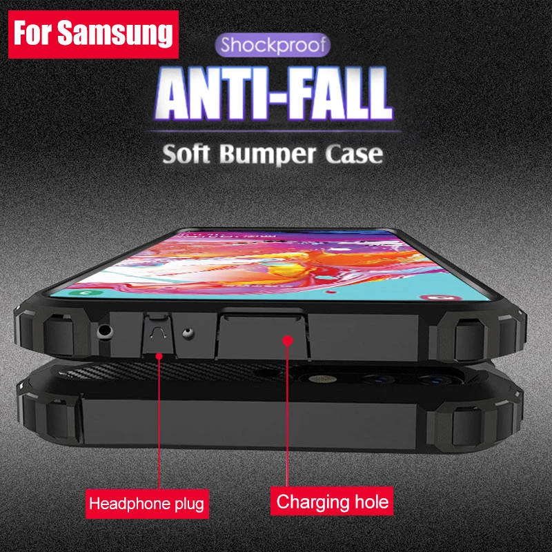 Противоударный чехол для Samsung Galaxy A50 A70 A51 A71 A40 A60 A20 A30 A10s A20s M10 M20 M30 M30s A11 A21 | Мобильные