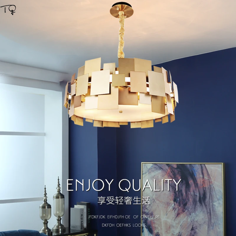 

Luxury Atmosphere Lustre Gold Led Ring Chandelier Suspension Modern Art Decor Home Living Room Bedroom Kitchen Lighting Fixtures