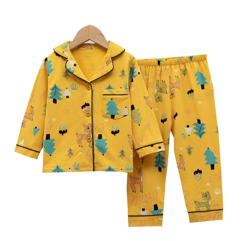 

SAILEROAD Children Cartoon Dinosaur Pajamas For Girls Kids Animal Printed Pyjamas Girls Pajamas Child Home Wear Boys Sleepwear