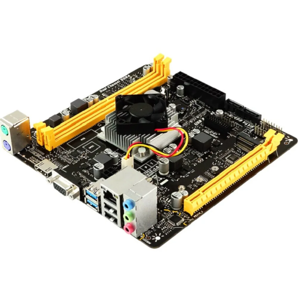 Quad Core Products ITX Motherboard Built in A8 CPU HD8400 Game Graphic Card Support HDMI SSD 2