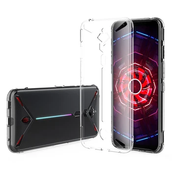 Перейти на Алиэкспресс и купить Для ZTE nubia Red Magic 3 3s Mars 5G тонкий кристально прозрачный мягкий ТПУ чехол для задней панели защитный чехол для камеры