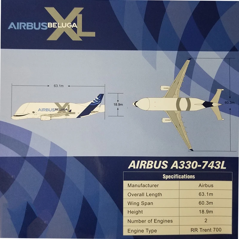 16 см 1/400 AirBus A330 модель самолета BELUGA модель Литой Сплав Airframe W шасси самолет игрушка самолет с фиксированным крылом